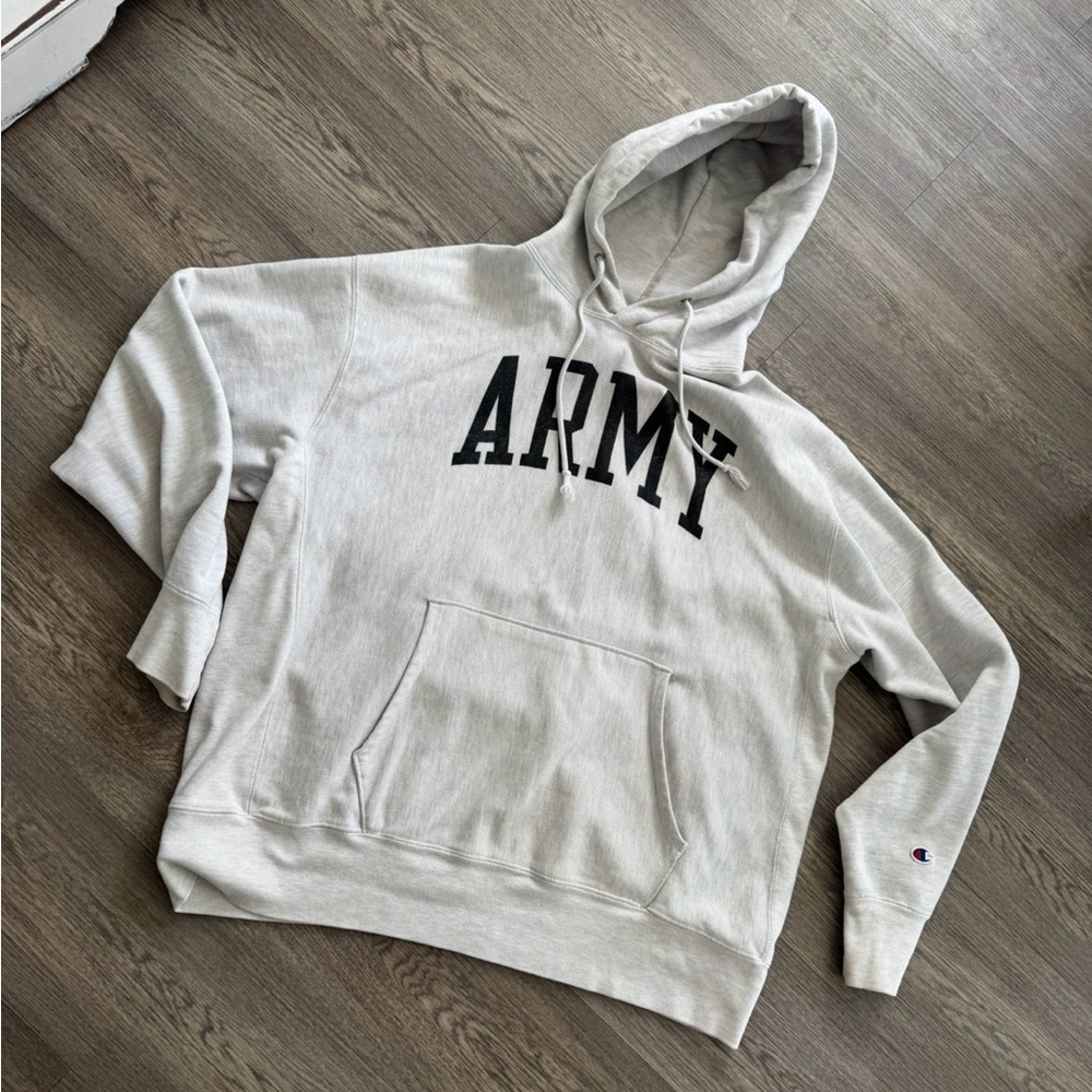 Champion Light Gray Hoodie